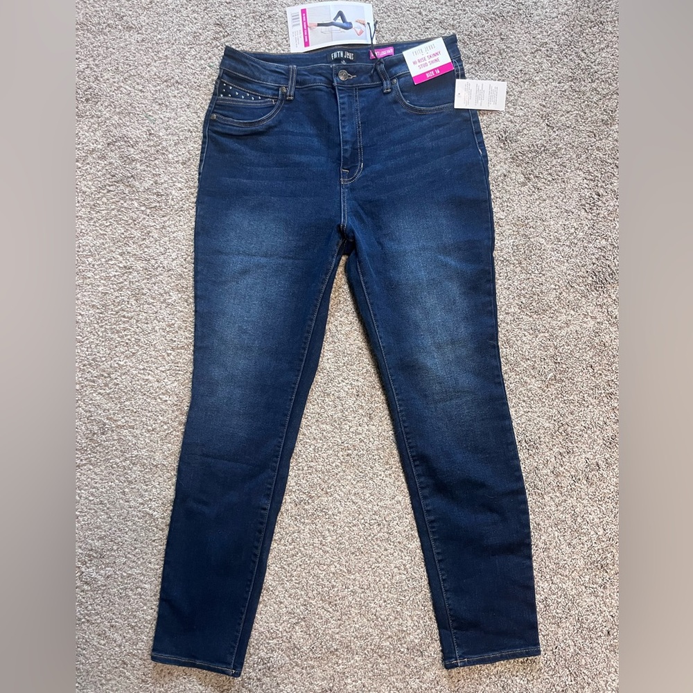 Faith jeans NWT studded sz16